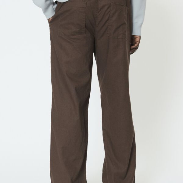 MABarton Wide Pants, chocolate brown, Matinique