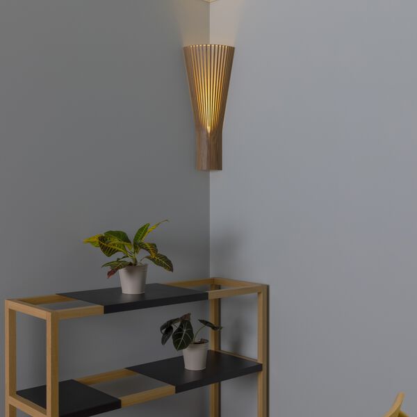 Secto 4236 Corner Lamp, walnut, Secto Design
