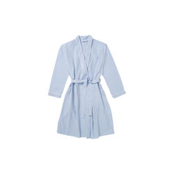 Margrethe&nbsp;Housecoat, vintage strib bl&aring;, Geismars V&aelig;verier