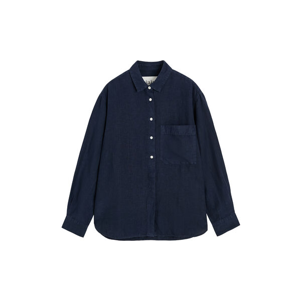 Lynette Linen, navy, Aiayu