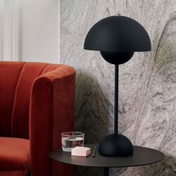 Flowerpot VP3 Table Lamp, matt black, &Tradition