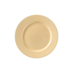Rhombe Color middagstallerken Ø 27 cm, sand Rhombe Color middagstallerken Ø 27 cm, sand, Lyngby Porcelæn