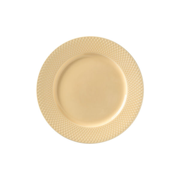 Rhombe Color middagstallerken Ø 27 cm, sand Rhombe Color middagstallerken Ø 27 cm, sand, Lyngby Porcelæn