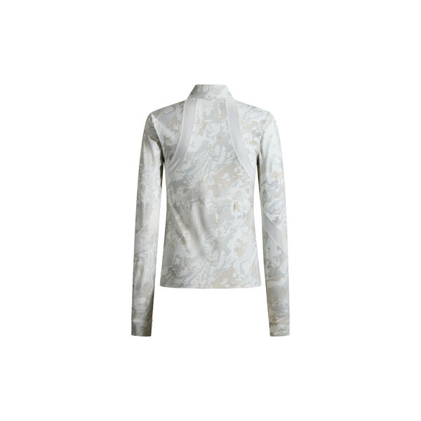 Alma lang&aelig;rmet jakke med lynl&aring;s, marble, Cartel Copenhagen