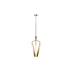 Angel 3 500 Chandelier, brass, Rubn