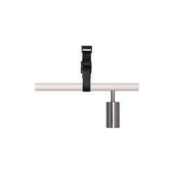 Long John 5 Spot Pendant Black Leather, white/steel, Rubn
