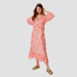 Everleigh Dress, coral blush, Moliin