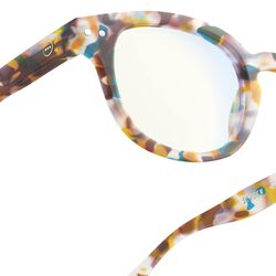 #C READING SCREEN briller, blue tortoise, IZIPIZI