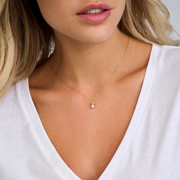 ASIA HALSK&AElig;DE, guld/diamant, Spirit Icons