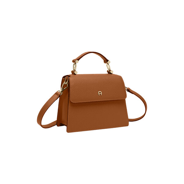 Delia Handbag | Cognac Brown | H&aring;ndtaske, Aigner