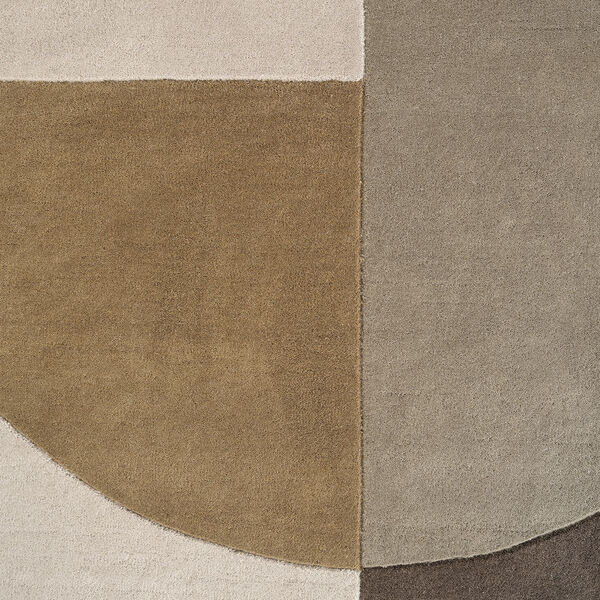 Radiality gulvt&aelig;ppe, olive, Linie Design
