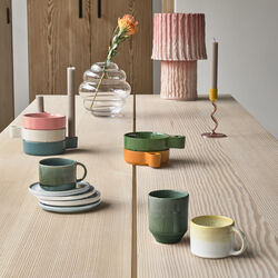 Styles espressokop 2 stk., gul/creme, Villa Collection