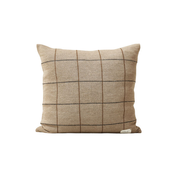 Aymara Cushion, new square brown, Form & Refine