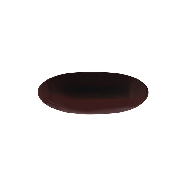 Oval Bone Clip, brown, SUI AVA