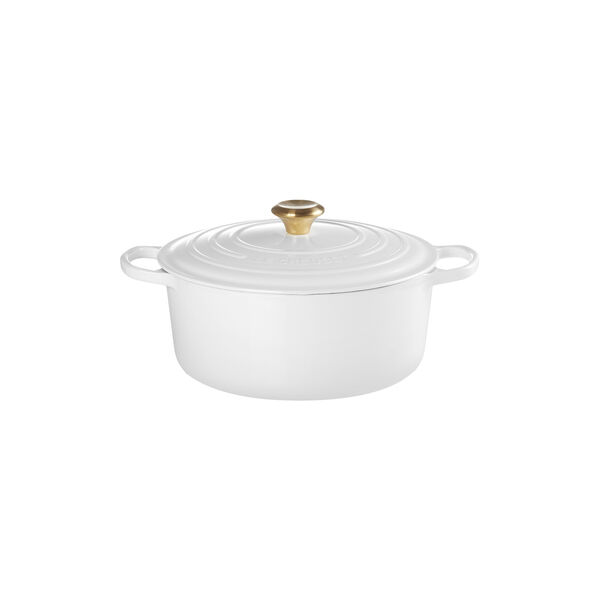 Signature rund st&oslash;bejernsgryde &Oslash; 28 cm, white, Le Creuset