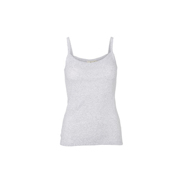 Arense Strap Top, light grey mel., Basic Apparel