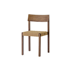Mauro Dining Chair | Dark Stained Oak/Natural | Stol, Audo Copenhagen