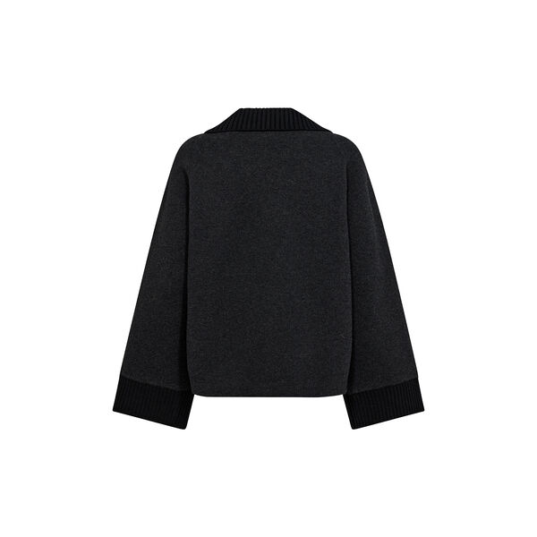 MMEliana Wool Knit Cardigan, phantom, MOS MOSH
