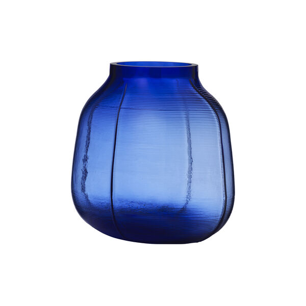 Step vase, blue, Normann Copenhagen