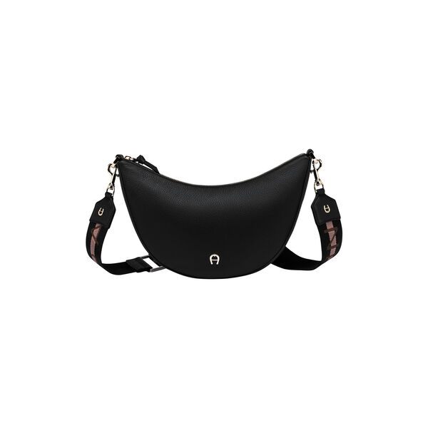 Zita S Crossbody Bag, black coloured, Aigner