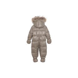 Featherlight Baby Wintersuit with Fur| Caramel | Flyverdragt, VER de TERRE