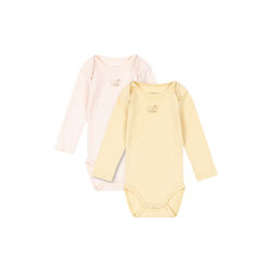 Perla 2 Pack LS Body, banana crepe/creole pink, Konges Sl&oslash;jd