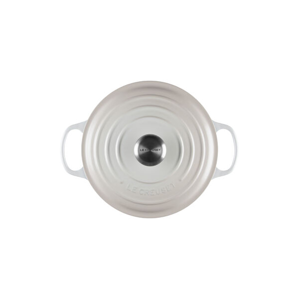Signature rund st&oslash;bejernsgryde &Oslash; 24 cm, meringue, Le Creuset