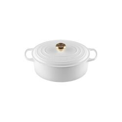 Signature oval gryde 6,3 L, white, Le Creuset