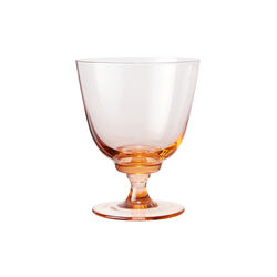Flow glas på fod, champagne Flow glas på fod, champagne, Holmegaard