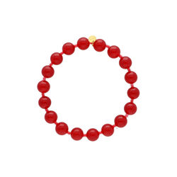 Jasmine small armb&aring;nd, coral, Nuni Copenhagen