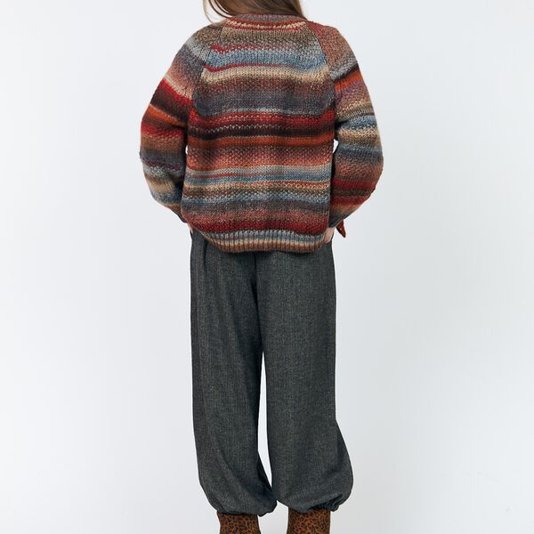 PadovaLL Cardigan Knit LS, rust, Lollys Laundry
