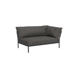 LEVEL2 h&oslash;jrevendt loungesofa, Basic dark grey, HOUE