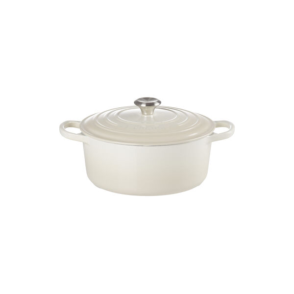 Signature rund st&oslash;bejernsgryde &Oslash; 26 cm, meringue, Le Creuset