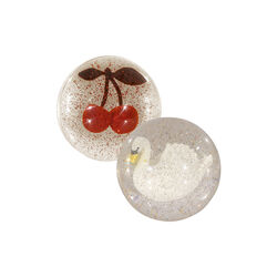 Bouncing Ball Set, cherry/swan, Konges Sløjd