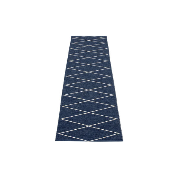 Max gulvl&oslash;ber, dark blue/vanilla, Pappelina