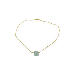 Sun Glitter Necklace, aquamarine, Stone Copenhagen
