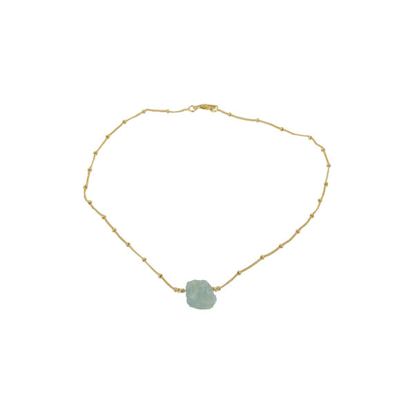 Sun Glitter Necklace, aquamarine, Stone Copenhagen