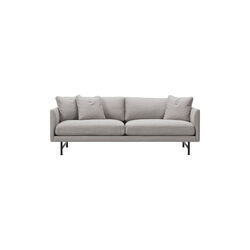 5652 Calmo 95 2 pers. sofa, beige/sort, Fredericia Furniture