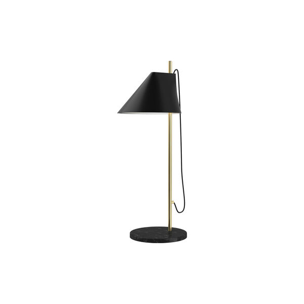 Yuh bordlampe, sort/messing, Louis Poulsen