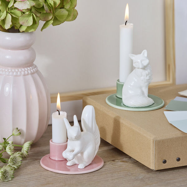 Sweet Stories Large Fox lysestage, spruce, Dottir Nordic Design