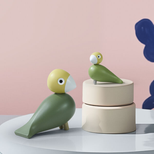 Sangfugle Liv & Lykke, gr&oslash;n, Kay Bojesen Denmark