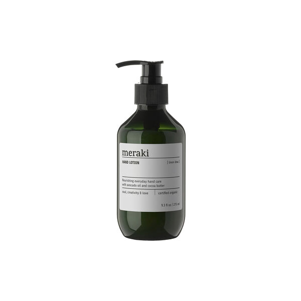 Hand lotion, linen dew, Meraki
