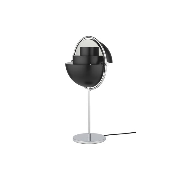 Multi-Lite Table Lamp, black semi matt/chrome, GUBI