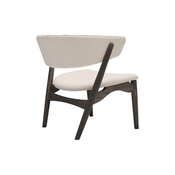 Sibast No 7 loungestol, dark oiled oak/ivory Sibast No 7 loungestol, dark oiled oak/ivory, Sibast Furniture