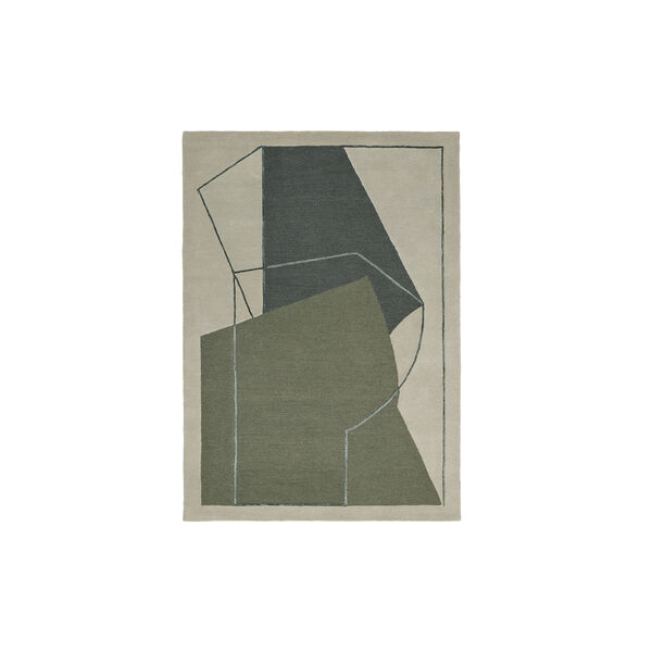 Furbo gulvtæppe, moss, Linie Design