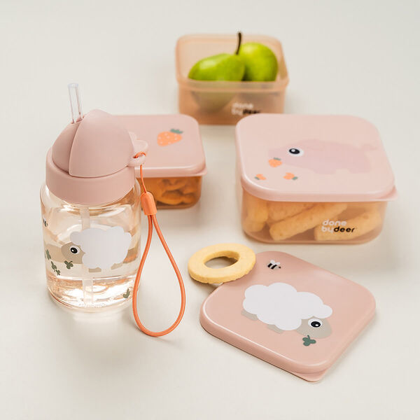 Tiny Farm drikkedunk med sugerør, powder, Done by Deer