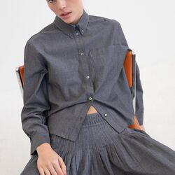 SABLE DK11-263 Shirt, dusky grey, PROJECT AJ117