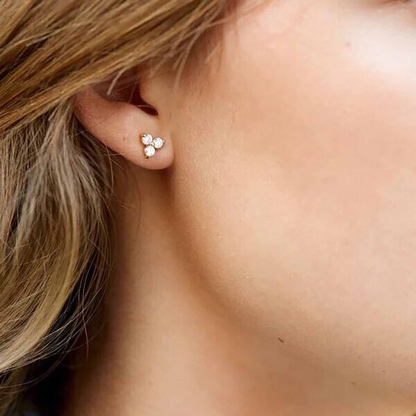 Fryd Diamant &oslash;restik L, guld, Ro Copenhagen