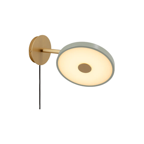 Asteria Short Wall Lamp, nuance olive, UMAGE