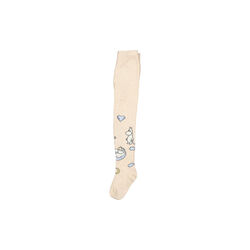 Tights Jacquard, beige mel. moomin, MarMar Copenhagen